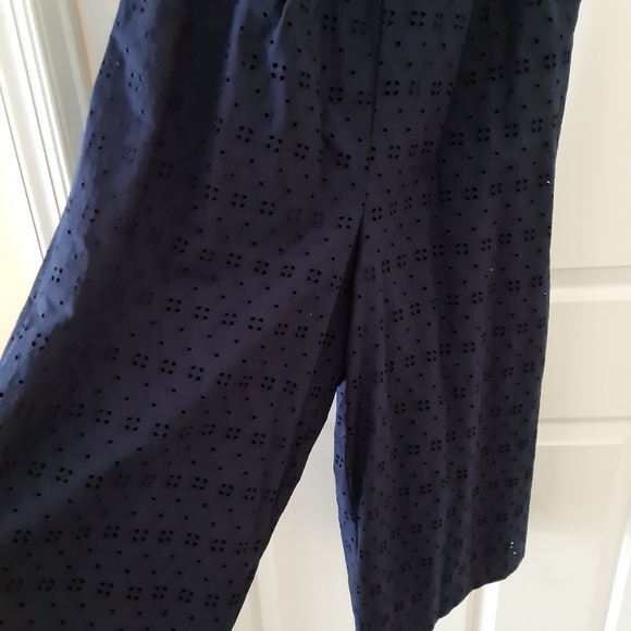 Vince Camuto, navy blue, size 14, Capri length, jumpsuit - Picture 3 of 7